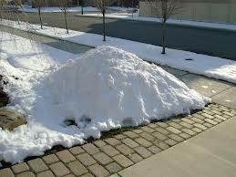 Big pile of snow