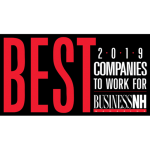 2019 Best Place to Work in New Hampshire award image.